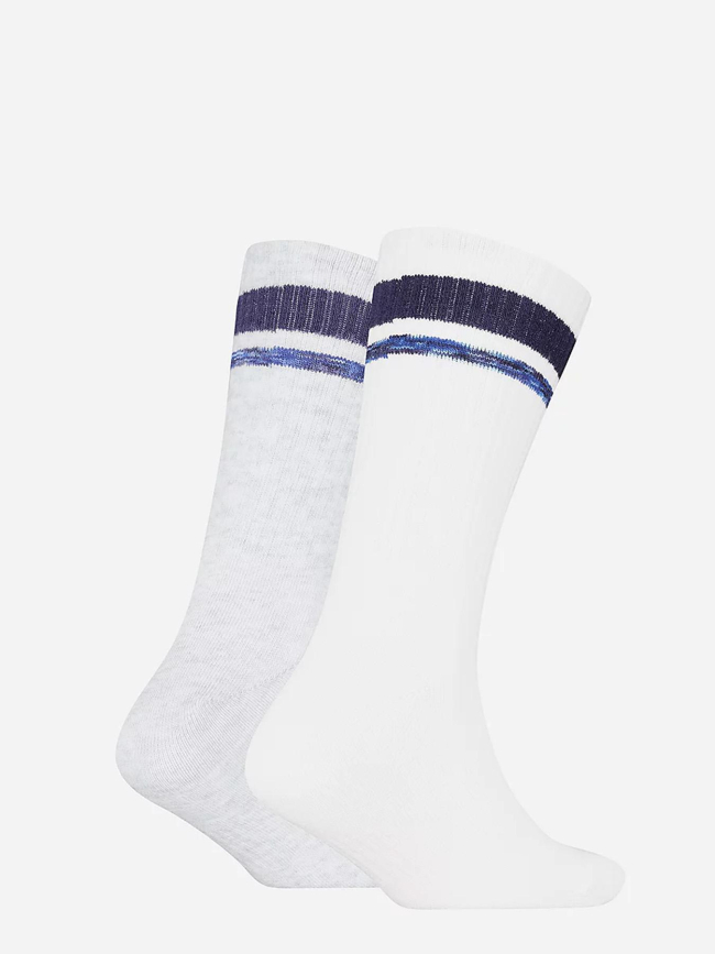 Pack de 2 paires de chaussettes heritage stripe blanc garçon - Puma