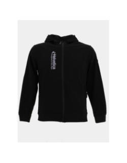 Veste à capuche siroko noir garçon - Helvetica
