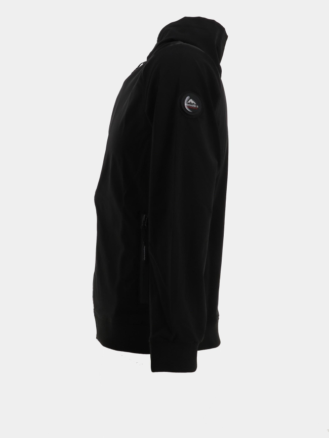 Veste à capuche siroko noir garçon - Helvetica