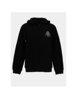 Sweat à capuche zippé ouvea noir homme - Picture