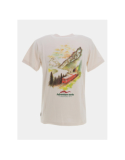 T-shirt à manches courtes d&s chamonix beige homme - Picture