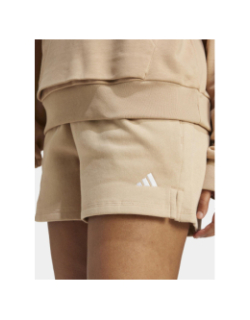 Short de sport en molleton sl fc beige femme - Adidas