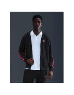 Sweat à capuche zippé nsw cs noir et rouge homme - Nike