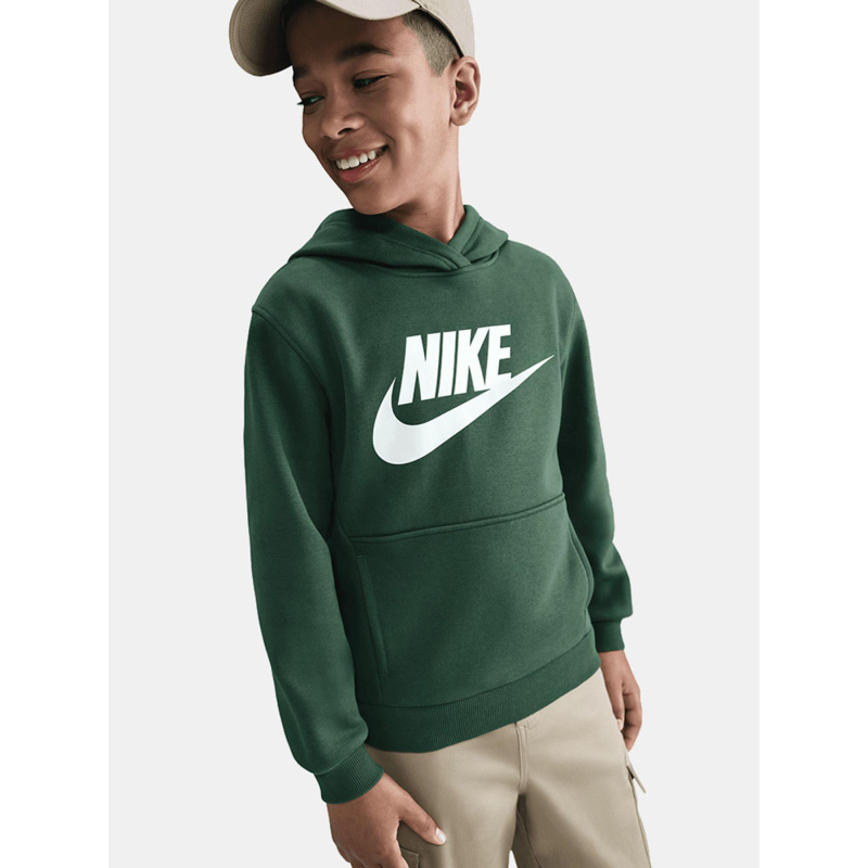 Sweat à capuche nsw club fleece vert enfant - Nike
