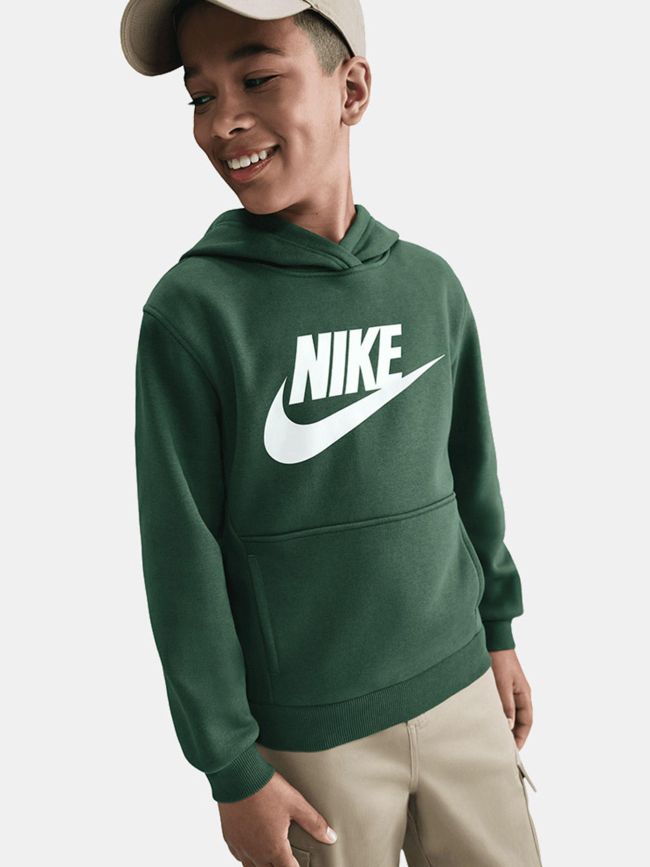 Sweat à capuche nsw club fleece vert enfant - Nike