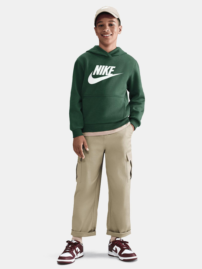 Sweat à capuche nsw club fleece vert enfant - Nike