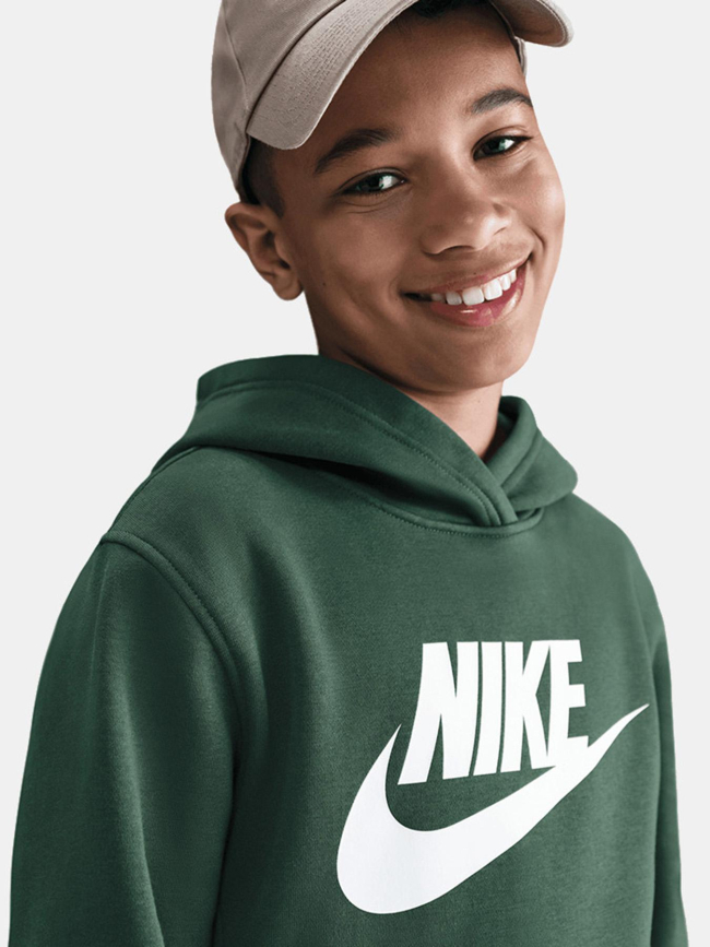 Sweat à capuche nsw club fleece vert enfant - Nike