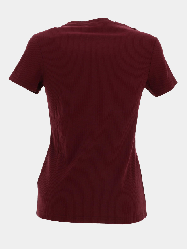 T-shirt à manches courtes ess elevated bordeaux femme - Puma