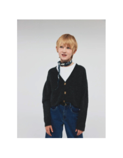 Cardigan court en maille nkfholly gris fille - Name It