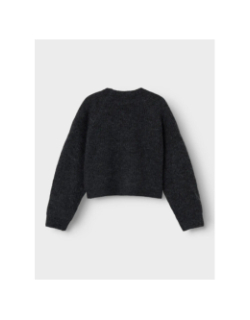 Cardigan court en maille nkfholly gris fille - Name It