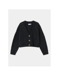 Cardigan court en maille nkfholly gris fille - Name It