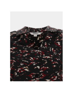 Chemisier imprimé madeline noir femme - Only
