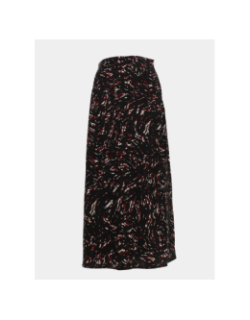 Jupe droite imprimée madeline noir femme - Only
