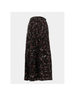 Jupe droite imprimée madeline noir femme - Only