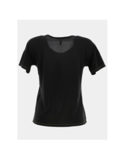 T-shirt col v free life noir femme - Only