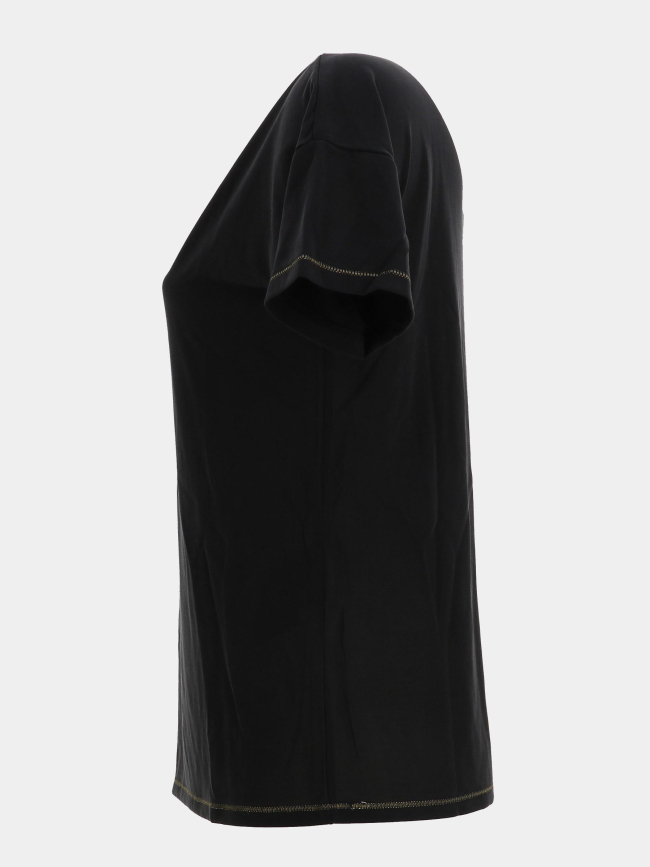 T-shirt col v free life noir femme - Only