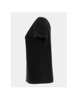 T-shirt col v free life noir femme - Only