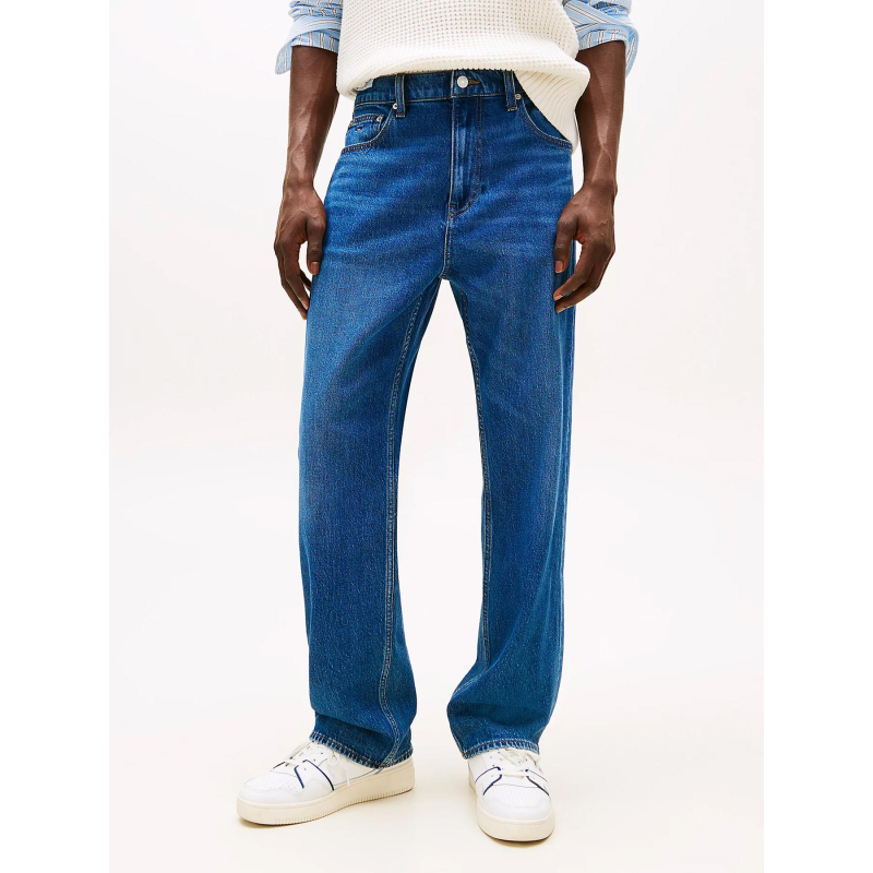 Jean droit otis délavé bleu marine homme - Tommy Jeans