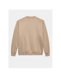 Sweat en molleton brossé marron homme - Tommy Jeans