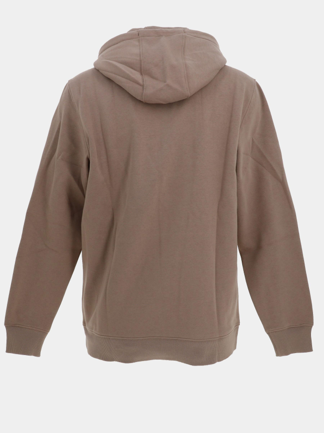 Sweat à capuche en molleton brossé marron homme - Tommy Jeans