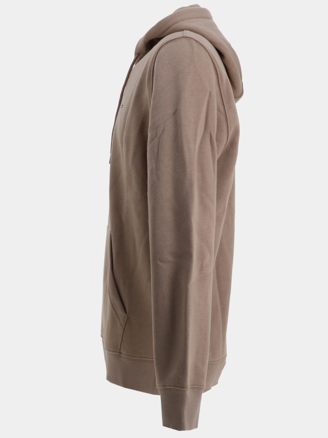 Sweat à capuche en molleton brossé marron homme - Tommy Jeans