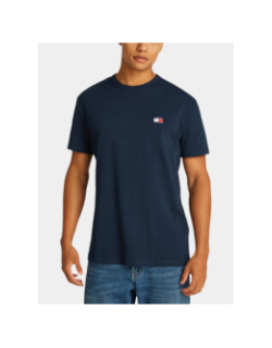 T-shirt à manches courtes badge bleu marine homme - Tommy Jeans