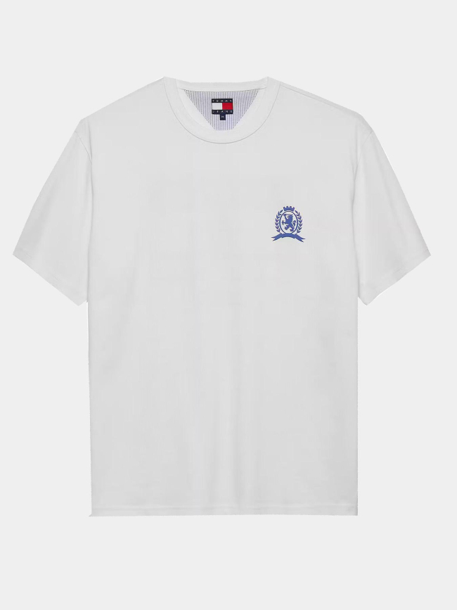 T-shirt à manches courtes crest play blanc enfant - Tommy Jeans