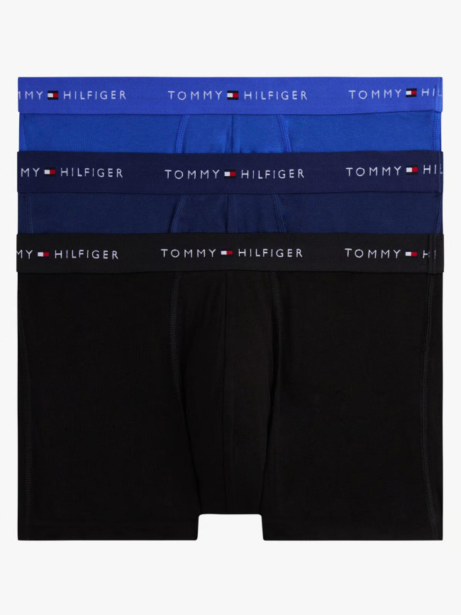 Pack de 3 boxers en coton bleu et noir homme - Tommy Hilfiger
