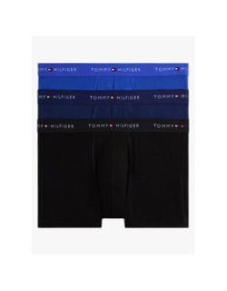 Pack de 3 boxers en coton bleu et noir homme - Tommy Hilfiger