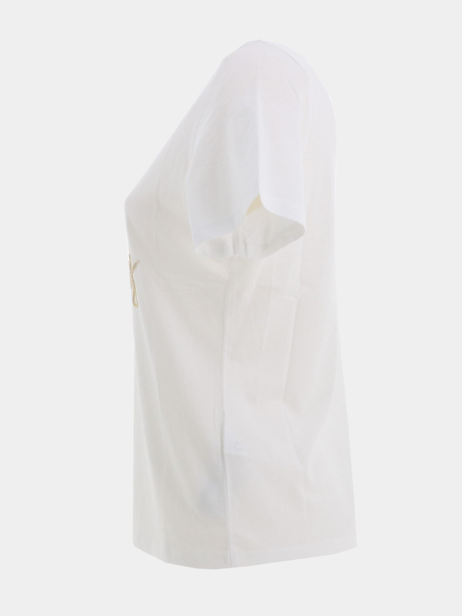 T-shirt à manches courtes dgood blanc femme - Morgan