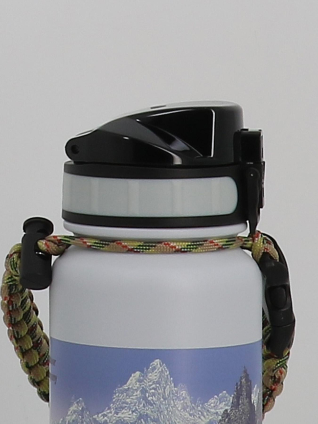 Gourde galway vacuum 600ml blanc et violet - Picture