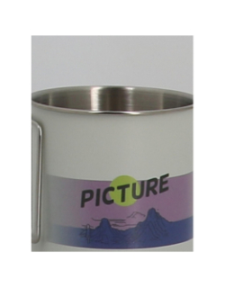 Tasse nomade beavy cup blanc et violet - Picture