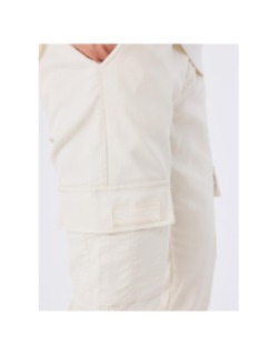 Pantalon cargo à taille élastique blanc homme - Asics