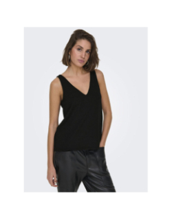 Débardeur brillant onlqueen noir femme - Only