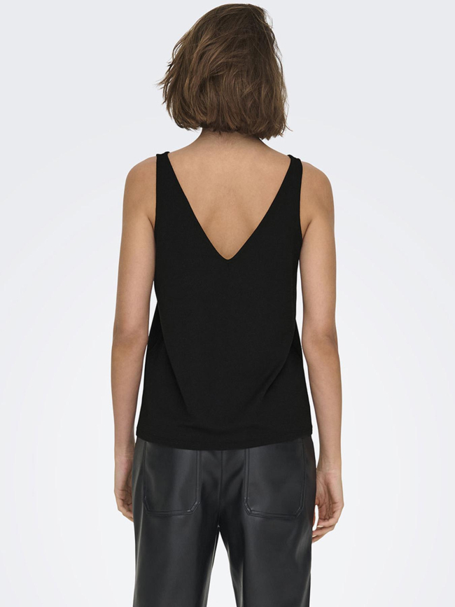 Débardeur brillant onlqueen noir femme - Only