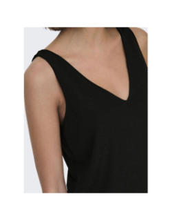 Débardeur brillant onlqueen noir femme - Only