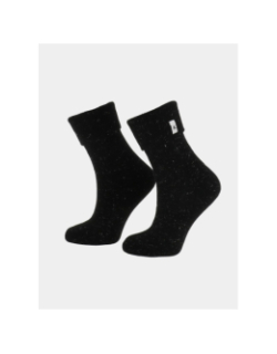 Paire de chaussettes hautes brillantes home noir femme - Calvin Klein