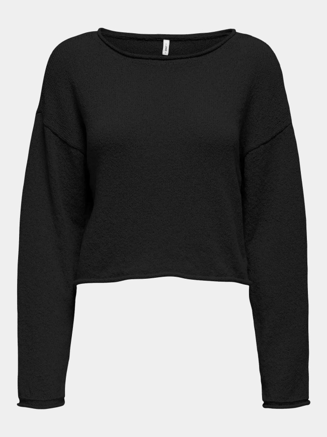 Pull fin en maille onlsarah noir femme - Only