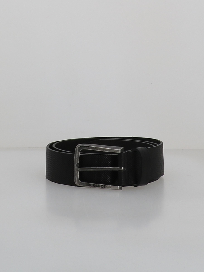 Ceinture en cuir alert noir homme - Deeluxe