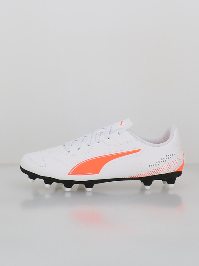 Chaussures de football vitoria II fg/ag blanc et orange enfant - Puma
