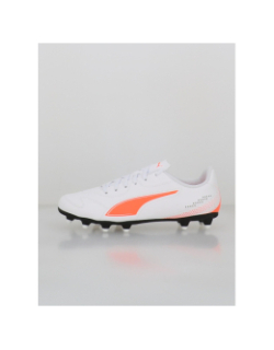 Chaussures de football vitoria II fg/ag blanc et orange enfant - Puma