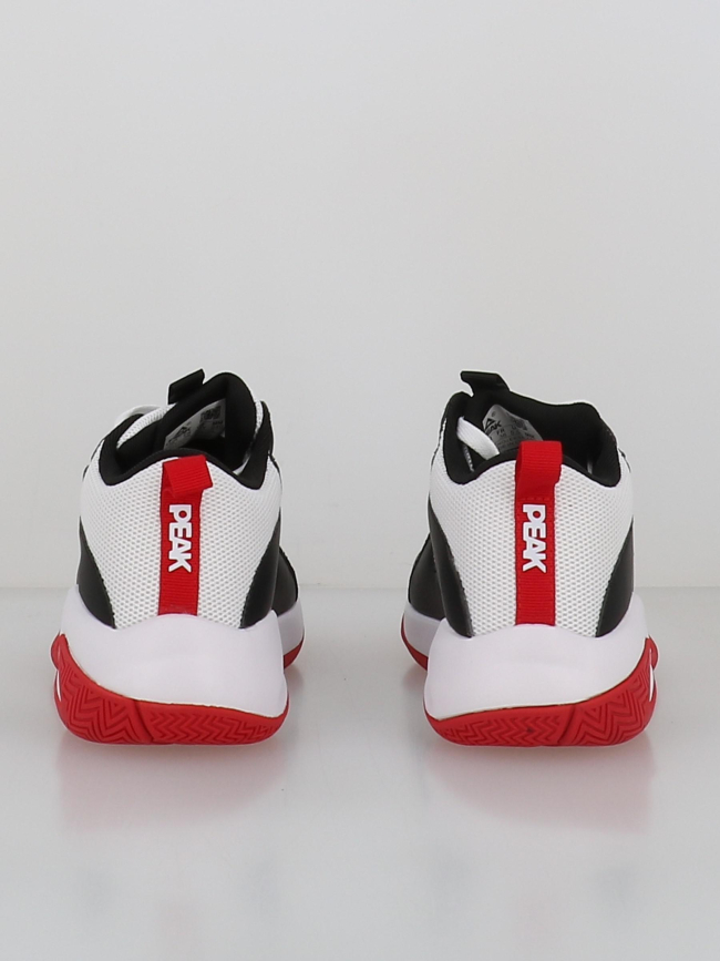 Chaussures de basketball game 2 blanc noir et rouge enfant - Peak