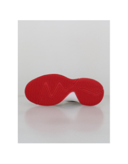 Chaussures de basketball game 2 blanc noir et rouge enfant - Peak