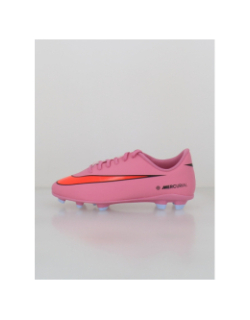 Chaussures de football vapor 16 club fg/mg rose enfant - Nike