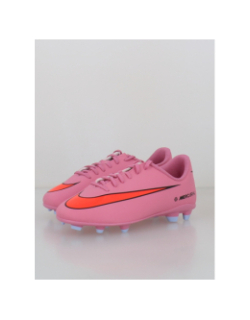 Chaussures de football vapor 16 club fg/mg rose enfant - Nike