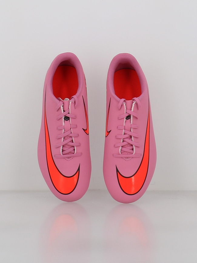 Chaussures de football vapor 16 club fg/mg rose enfant - Nike