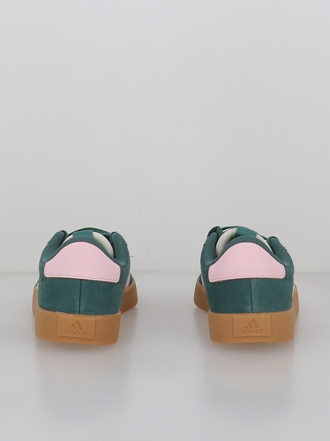 Baskets vl court 3.0 vert et rose femme - Adidas