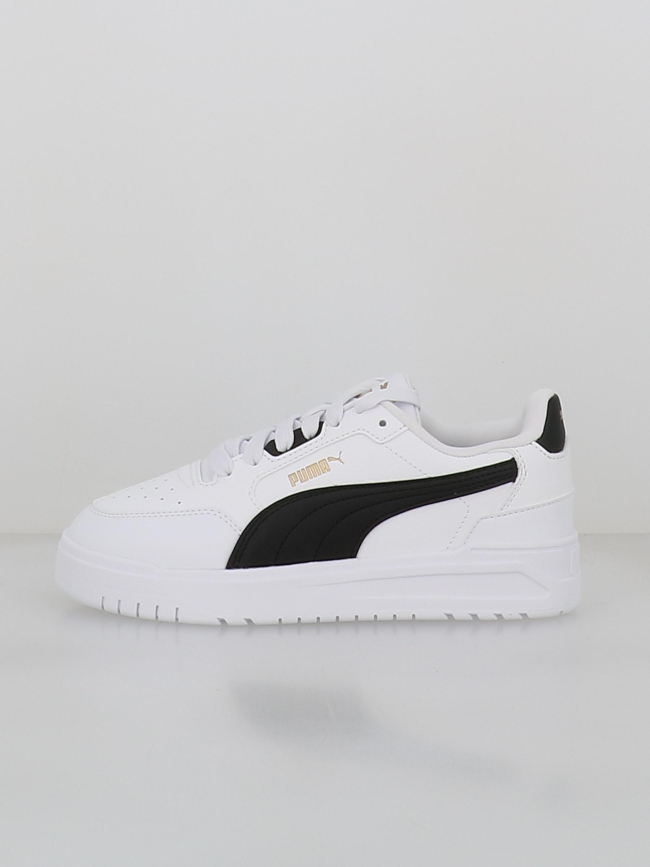 Baskets shuffle downtown lo blanc et noir enfant - Puma