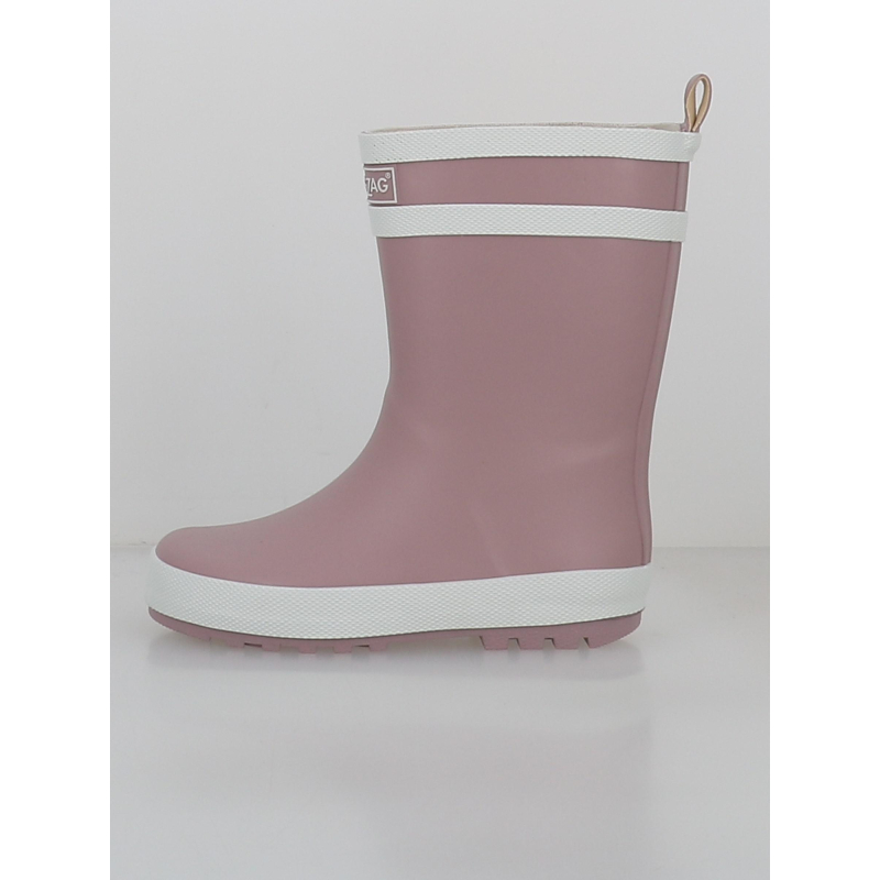 Bottes de pluie hurricane rose fille - Zigzag