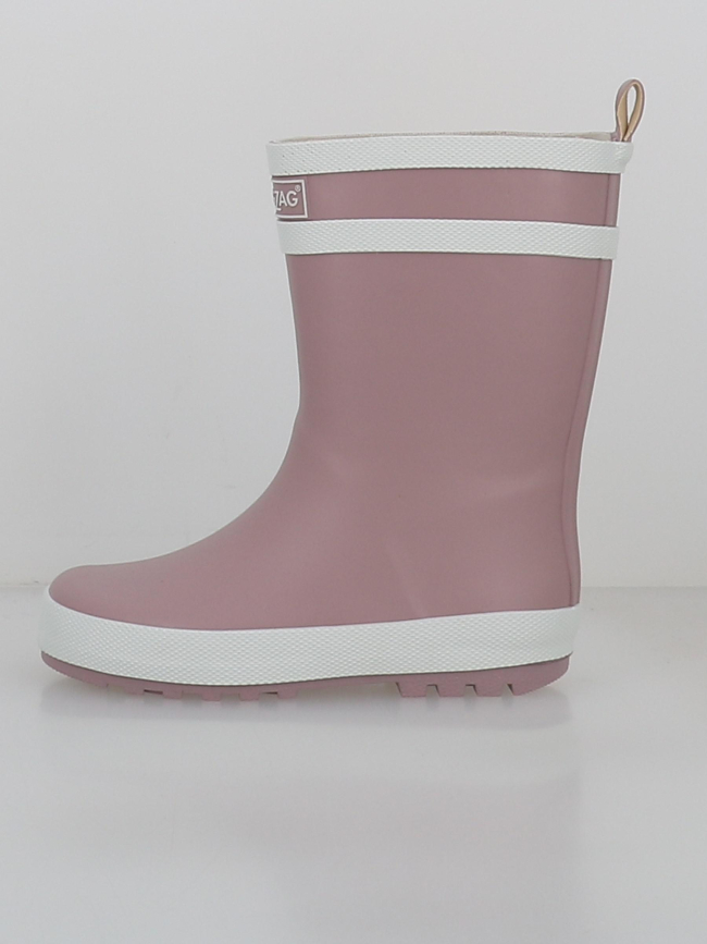 Bottes de pluie hurricane rose fille - Zigzag